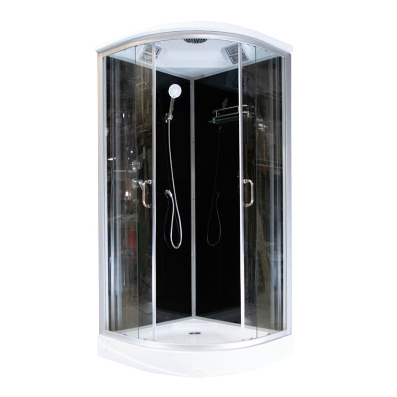 Royal Home Showers 36" W x 86" H Framed Round Sliding Shower Enclosure